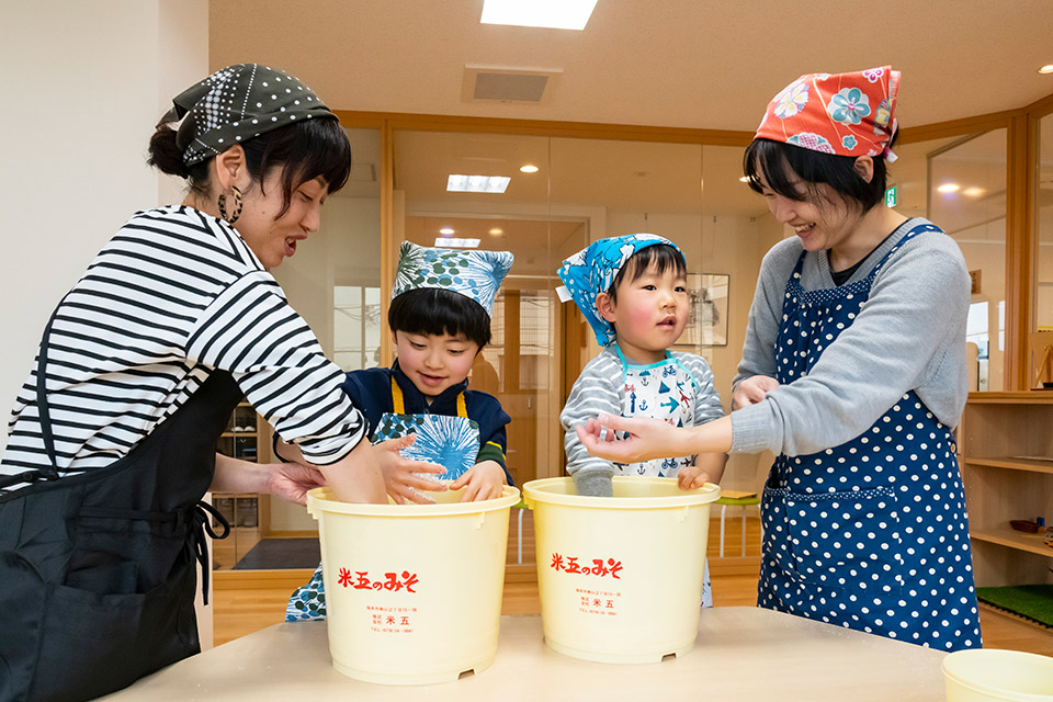 (株)米五体験教室風景